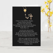 "Apostles Creed" Prayer Kaart (Gele Bloem)