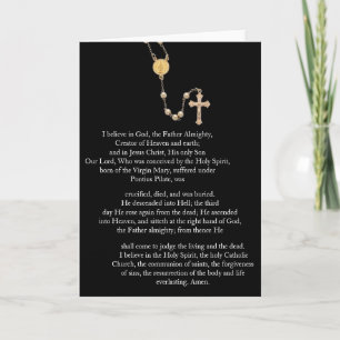 "Apostles Creed" Prayer Kaart