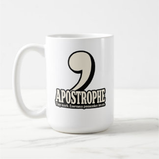 Apostrof – Klein Teken, Enorme Bezitsproblemen Koffiemok