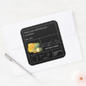 Apothécaire ananas Étiquette de miel infusé (Enveloppe)