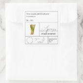 Apothecaire Asparagus Étiquette (Sac)