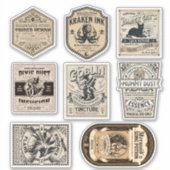 Apothécaire de l'Assistant Étiquette de potion de  (Devant)