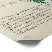 Apothécaire de plantes : Wormwood | Grand poster (Coin)