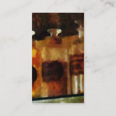 Apothecaire flessen visitekaartje (Achterkant)
