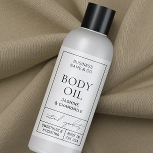 Apothécaire moderne 4 OZ 120ml Étiquette bouteille