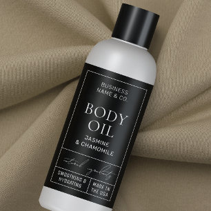 Apothécaire Noir 4 OZ 120ml Étiquette bouteille co