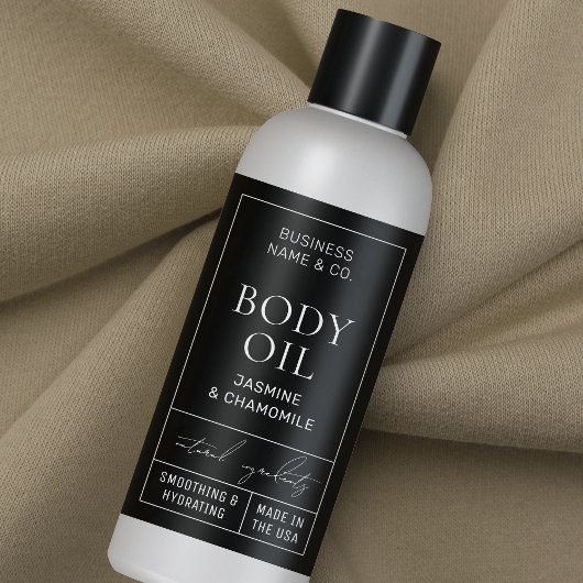 Apothécaire Noir 4 OZ 120ml Étiquette bouteille co