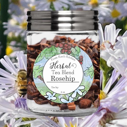 Apothecaire sur mesure du Étiquette Blend Herb