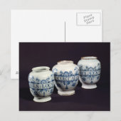 Apothecaries' drug jars, c.1740 briefkaart (Voorkant / Achterkant)