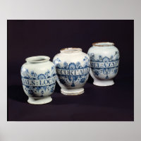Apothecaries' drug jars, c.1740