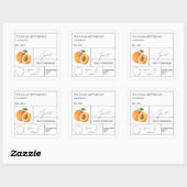 Apothecary Apricot Étiquette (Feuille)