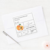 Apothecary Apricot Étiquette (Enveloppe)