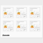 Apothecary Apricot Étiquette (Feuille)