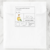 Apothecary Basil Infusé Miel Étiquette (Sac)