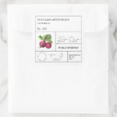 Apothecary Beet Root Label (Tas)