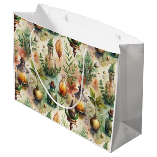  Apothecary Bottles Patroon (1) Groot Cadeauzakje (Achterkant Gekanteld)