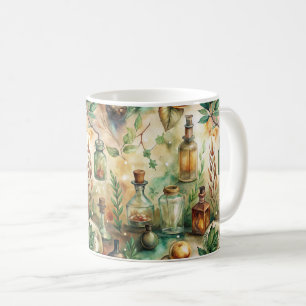Apothecary Bottles Patroon (2) Koffiemok