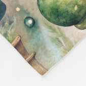  Apothecary Bottles Patroon (3) Fleece Deken (Hoek)