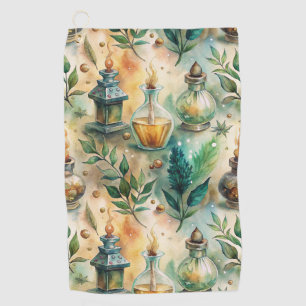 Apothecary Bottles Patroon (4) Golfhanddoek