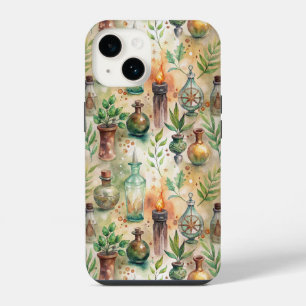Apothecary Bottles Patroon (5) iPhone 14 Hoesje