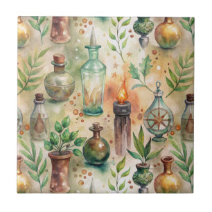  Apothecary Bottles Patroon (5) Tegeltje