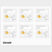 Apothecary Calendula Herbal Tea Étiquette (Feuille)