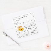 Apothecary Calendula Herbal Tea Étiquette (Enveloppe)