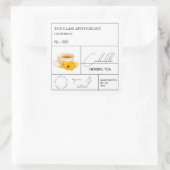 Apothecary Calendula Herbal Tea  Label (Tas)