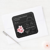 Apothecary Cherry Blossom Geurkaars Label (Envelop)