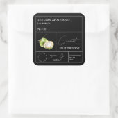 Apothecary Coconut Label (Tas)