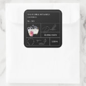 Apothecary Dahlia Bubble Bath Label (Tas)