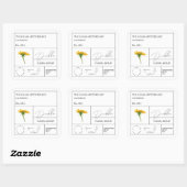 Apothecary Dandelion Étiquette (Feuille)