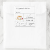 Apothecary Echinacea Herbal Tea Étiquette (Sac)