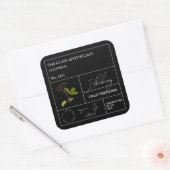 Apothecary Elderberry Étiquette (Enveloppe)
