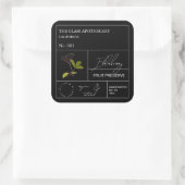 Apothecary Elderberry Étiquette (Sac)
