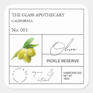 Apothecary Étiquette