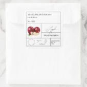 Apothecary Étiquette Apple (Sac)