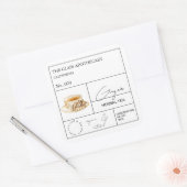 Apothecary Ginger Root Herbal Tea Label (Envelop)
