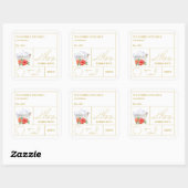 Apothecary Hibiscus Bubble Bath Label (Vel)