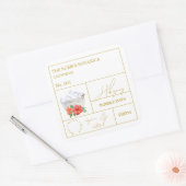 Apothecary Hibiscus Bubble Bath Label (Envelop)