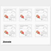 Apothecary Hibiscus geurkaars label (Vel)