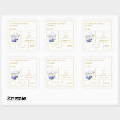 Apothecary Iris Bubble Bath Label (Vel)