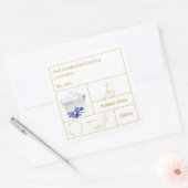 Apothecary Iris Bubble Bath Label (Envelop)