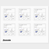 Apothecary Iris Bubble Bath Label (Vel)