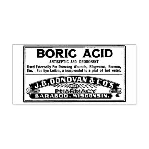Apothecary  Label Rubber Stamp Rubberstempel