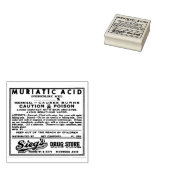 Apothecary  Label Rubber Stamp Rubberstempel (Gestempeld)