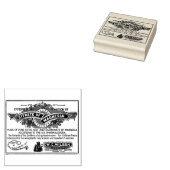 Apothecary  Label Rubber Stamp Rubberstempel (Gestempeld)