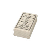 Apothecary Label Rubber Stamp Rubberstempel (Stempel)