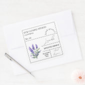 Apothecary Lavender Geurkaars Label (Envelop)