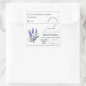 Apothecary Lavender Geurkaars Label (Tas)